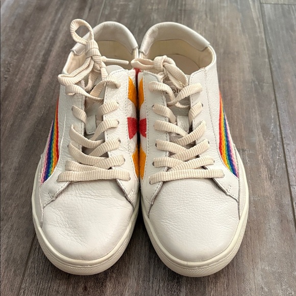 soludos good vibes lace up leather sneakers size 9 - Picture 6 of 12